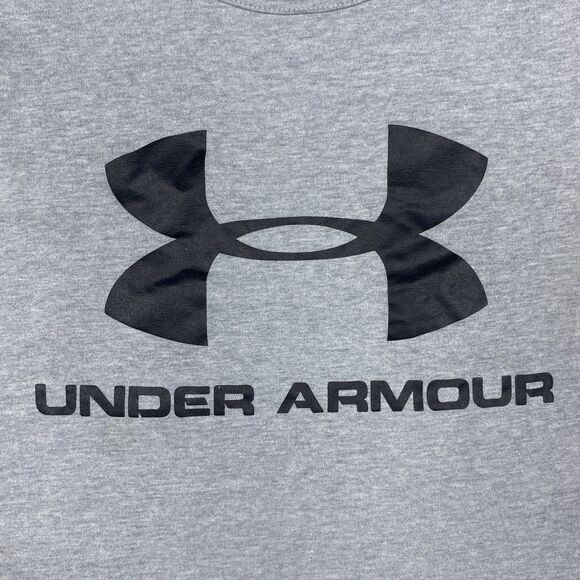 Under Armour Tank Top Mens Sleeveless Heatgear Loose Gray Shirt Large - Picture 3 of 6